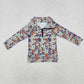 Baby Boy Long Sleeves Camo Pocket Zipper Pullover Sibling Shirt Tops
