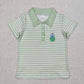 Sibling Boys Kids Short Sleeves Embroidery Rabbits Cross Eggs Easter Shirt Tops