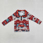 Baby Boy Kids Long Sleeves Western Aztec Zipper Sibling Pullover Shirt