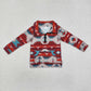 Baby Boy Long Sleeves Camo Aztec Zipper Sibling Shirt Pullover Tops