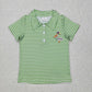 Baby Boy Short Sleeves Mardi Gras Stripes Sibling Tee Pullover Shirt