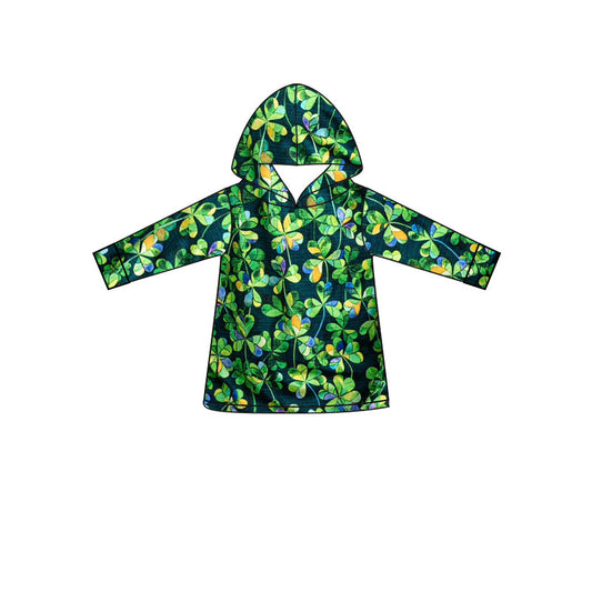 Preorder Baby Boy Long Sleeves St Patrick Day Hoodie Green Shirt Tops