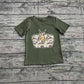 Baby Boy Short Sleeves Deer Camo Green Tee Shirt Tops RTS