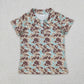 Sibling ( 1-6 ) Boys Kids Short Sleeves Camo Buttons Shirt Tops RTS