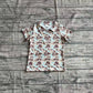 Baby Boy Short Sleeves Buttons Polos Camo Shirt Tee Tops RTS
