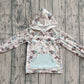Baby Boy Long Sleeves Ducks Deer Dogs Camo Hunting Pocket Hoodie Shirt RTS