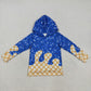 Sibling Boys Girls Blue Sprinkles Drips Hoodie Shirt Jogger Pants Dress RTS
