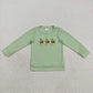 Sibling Boys Kids Embroidery Ghosts Ducks Pumpkins Halloween Shirt Tops
