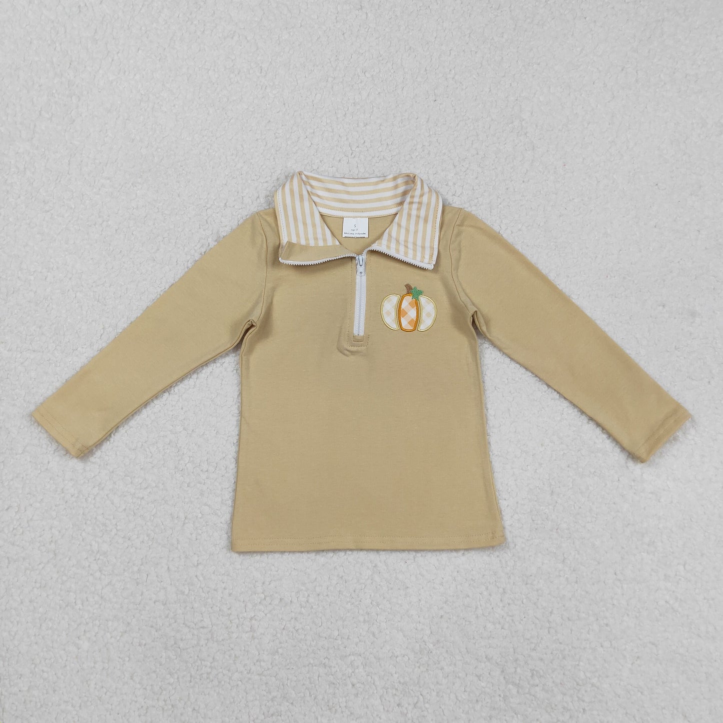 Sibling Baby Boys Girls Long Sleeve Embroidery Zipper Pullovers Shirts Tops RTS