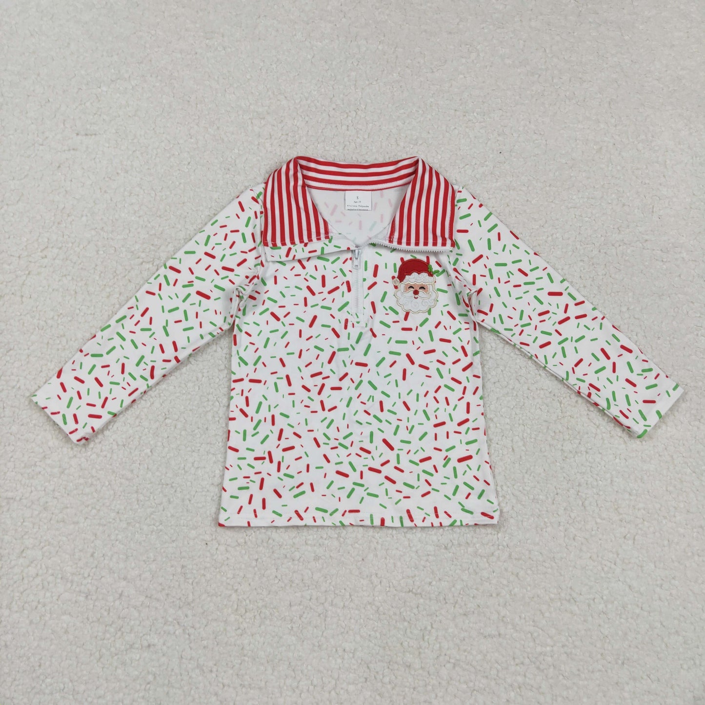 Sibling Baby Boys Girls Long Sleeve Embroidery Zipper Pullovers Shirts Tops RTS