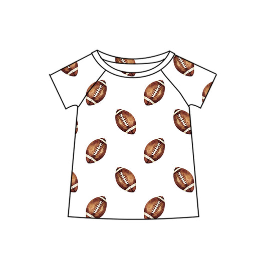 ( Moq 5 ) Preorder Baby Kids Toddler Short Sleeves Football Tee Shirt Tops