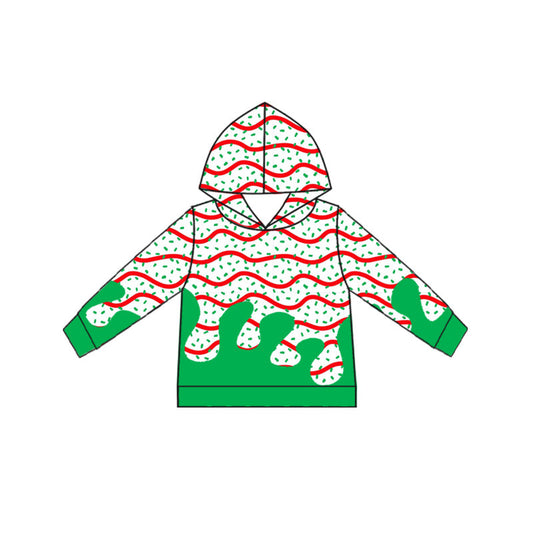 ( Moq 5 ) Preorder Baby Kids Toddler Long Sleeves Cookie Christmas Hoodie Drips Shirt Tops