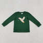 Sibling Boys Kids Long Sleeves Embroidery Ducks Dogs Deer Hunting Shirt Tops