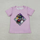 Sibling Baby Boys Girls Short Sleeves Shirts Tops Mardi Gras Clothes RTS