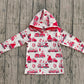 Baby Boys Long Sleeves Fire Trucks Hearts Valentine Hoodie Shirt RTS