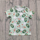 Baby Boys Short Sleeves Golf Buttons Green Shirt Tops RTS