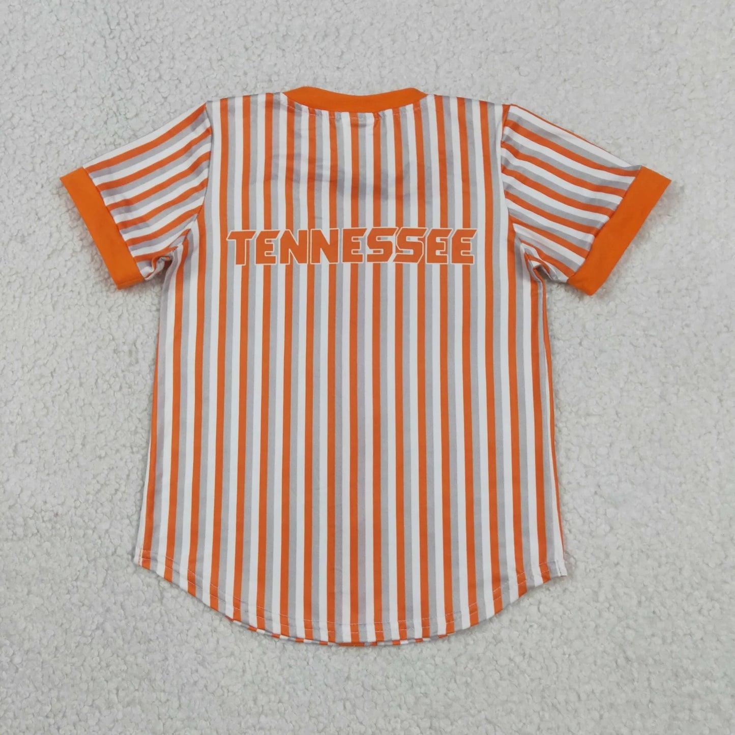 Sibling Baby Boy Kids Short Sleeves Stripes Buttons Shirts Team Tops Clothes RTS
