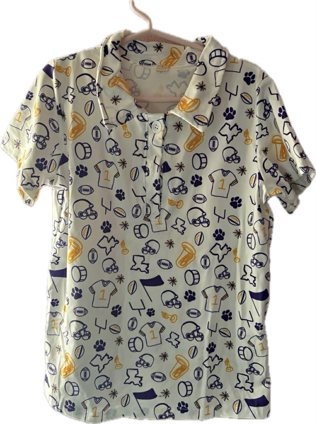 ( Moq 5 ) Preorder Adult Men Short Sleeves Football Buttons Pullover Shirt Team Tops