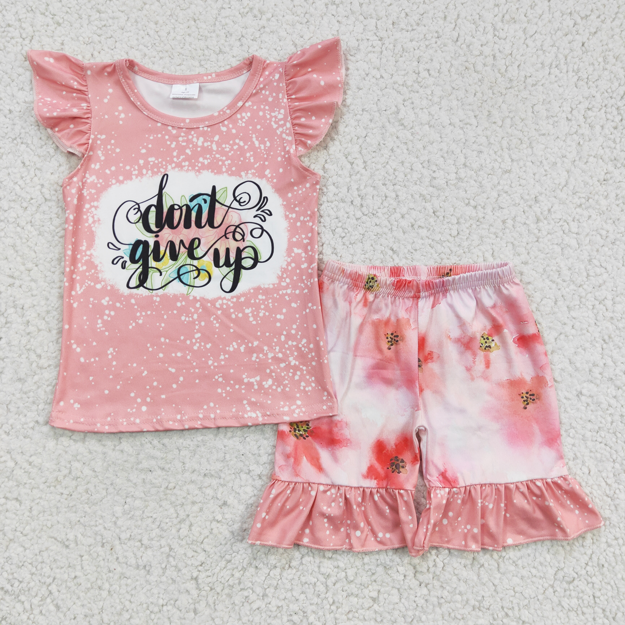 Promotion C0-3 Baby Girl Summer Floral Ruffle Shorts Outfit