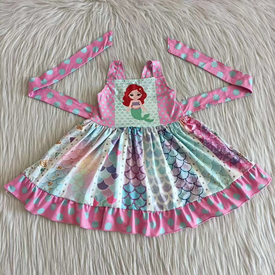 Promotion Baby Girl Mermaid Twirl Dress