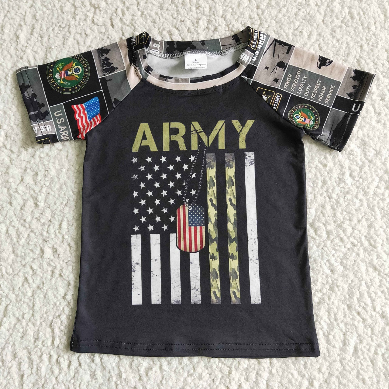 Promotion Baby Boy Army T-shirt Top