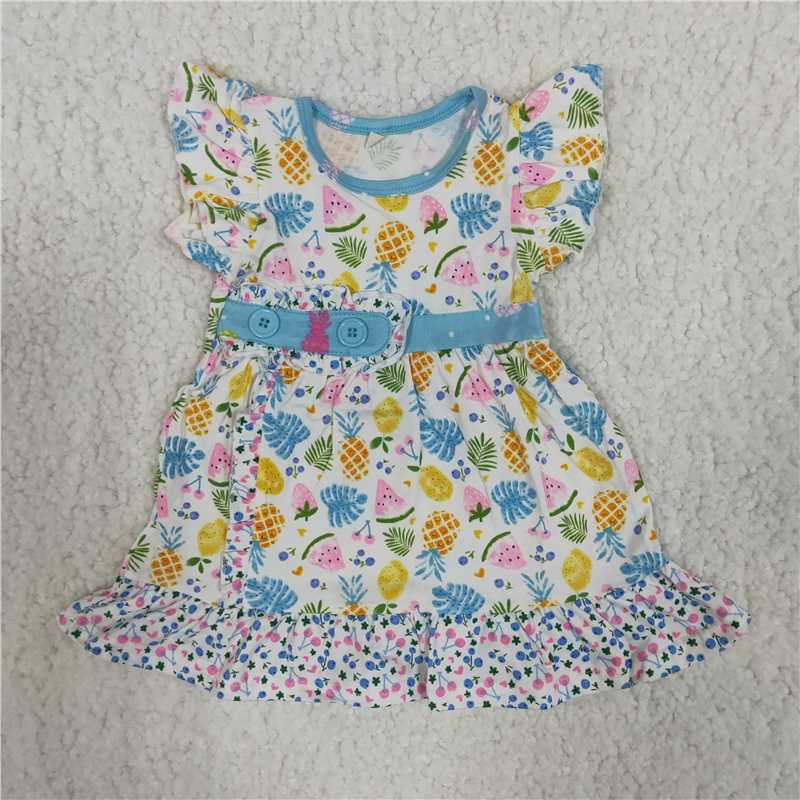 Promotion Baby Girl Summer Short Sleeves Dress