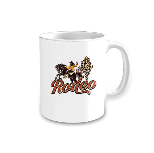 ( No moq ) Preorder Ceramic Mug Western Rodeo Cactus Cup Free Sipping