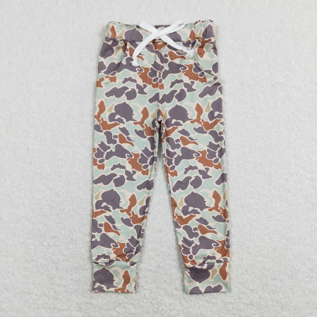 Baby Boy Toddler Pockets Camo Sibling Pants Bottom Clothes RTS