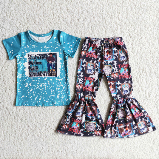 Promotion Baby Girl Music Bell Pants Outfit