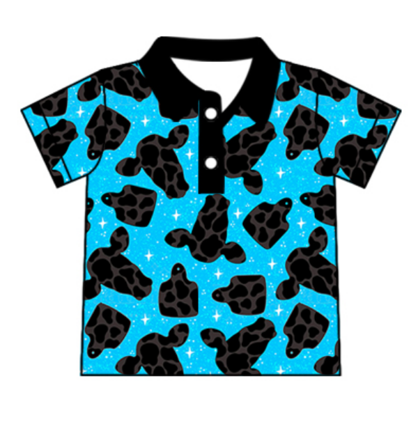 Baby Boy Girl Western Cow Sibling Dress Romper Clothes Set ( Moq 5 Each style )