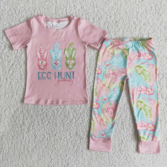 Promotion E11-28 Easter Baby Kids Egg Pants Set