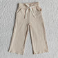 Baby Girl Cotton Ribbed Pockets Pants Sibling Clothes RTS