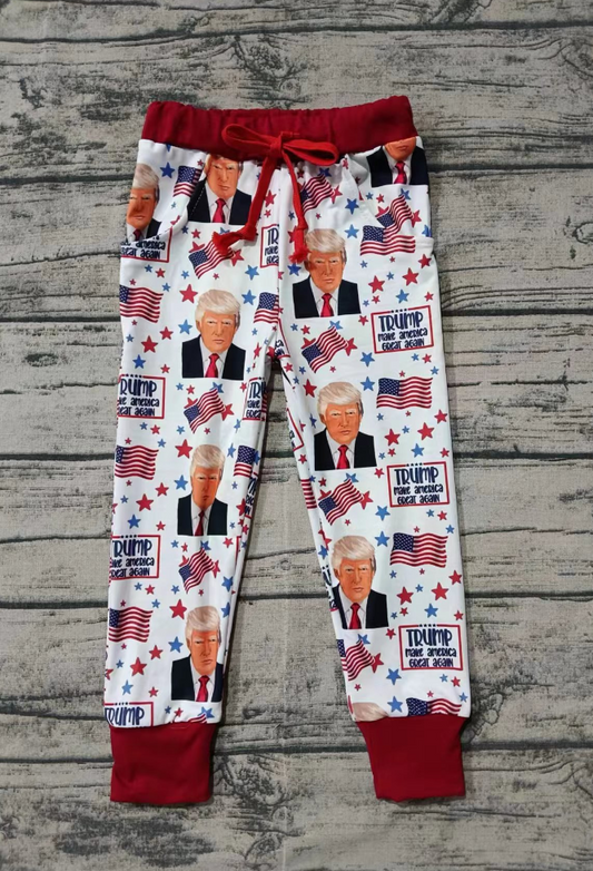 Baby Boy Flags Starts Pocket Pants