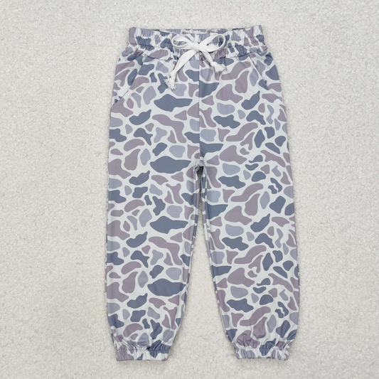 Baby Kids Toddler Grey Camo Bottoms Pocket Pants