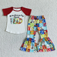 Promotion Baby Girl Short Sleeves Dr Reading Sibling Clothes Set