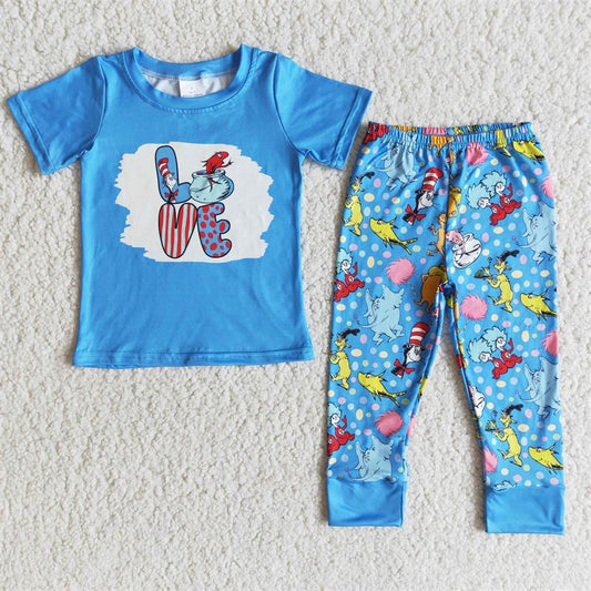 Promotion E6-28 Baby Boy Short Sleeves Shirt Pants Outfit