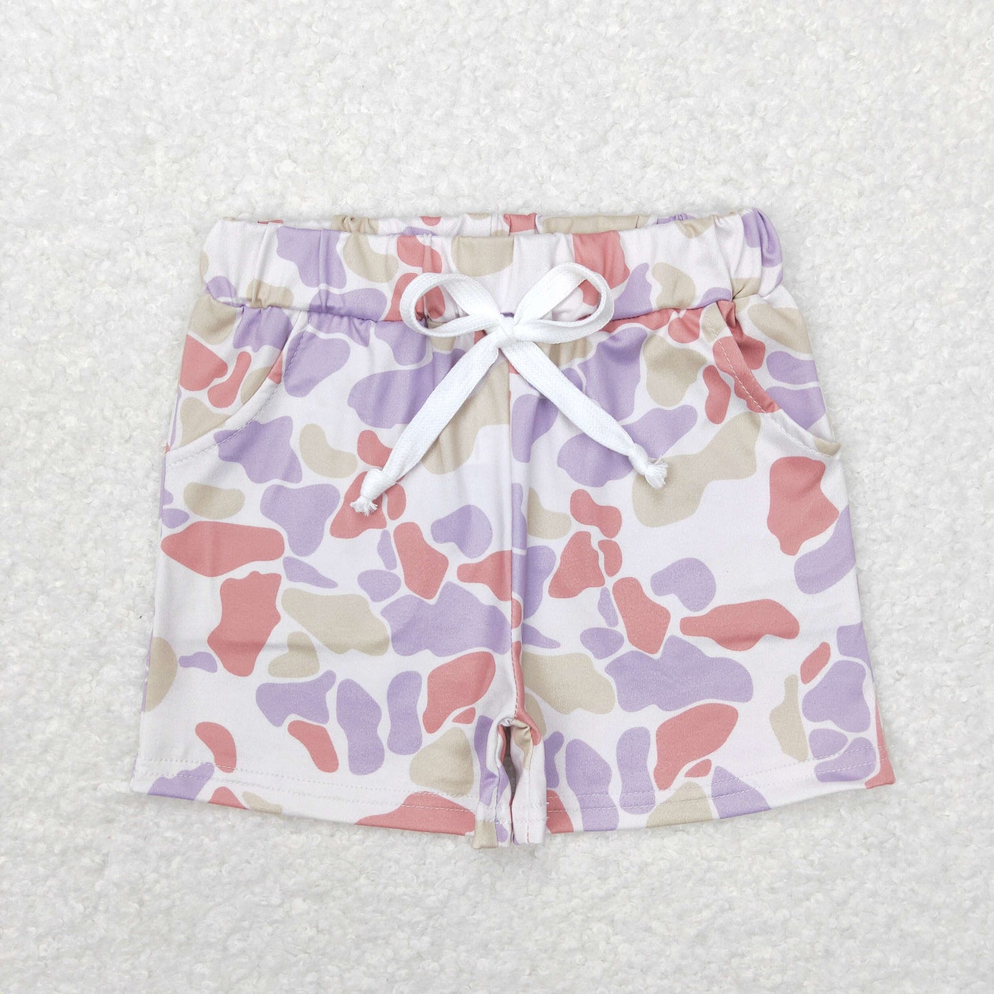 SS0142 Baby Boy Camo Pocket Shorts