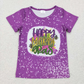 Baby Boy Girl Short Sleeves Mardi Gras Sibling Tee Shirt Tops