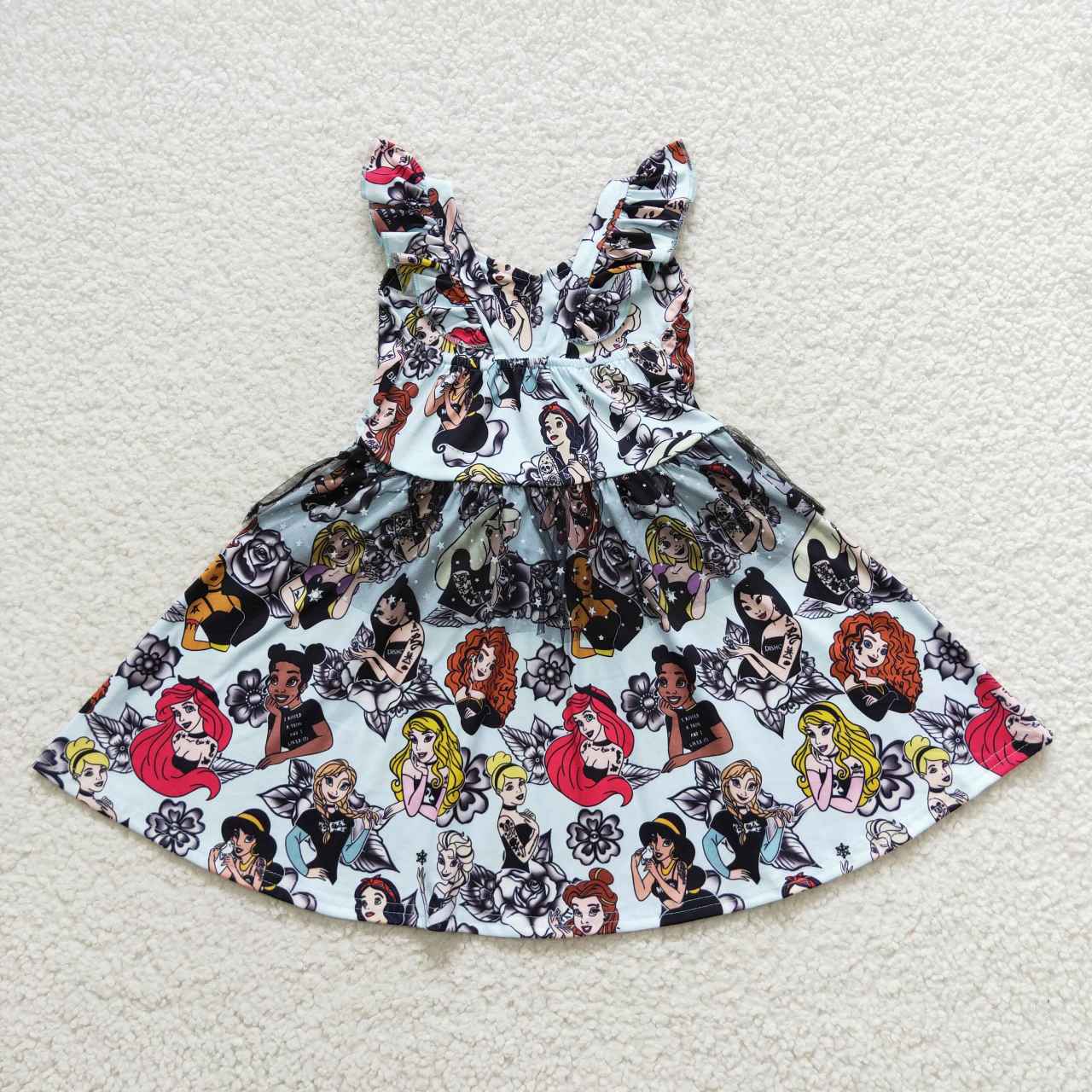 GSD0460 Baby Girl Halloween Princess Sleeveless Twirl Dress