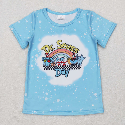 GT0365 Baby Kids Short Sleeves Dr Blue Shirt