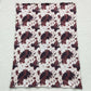 BL0058 Baby Gir Brown Cow Print Western Blanket