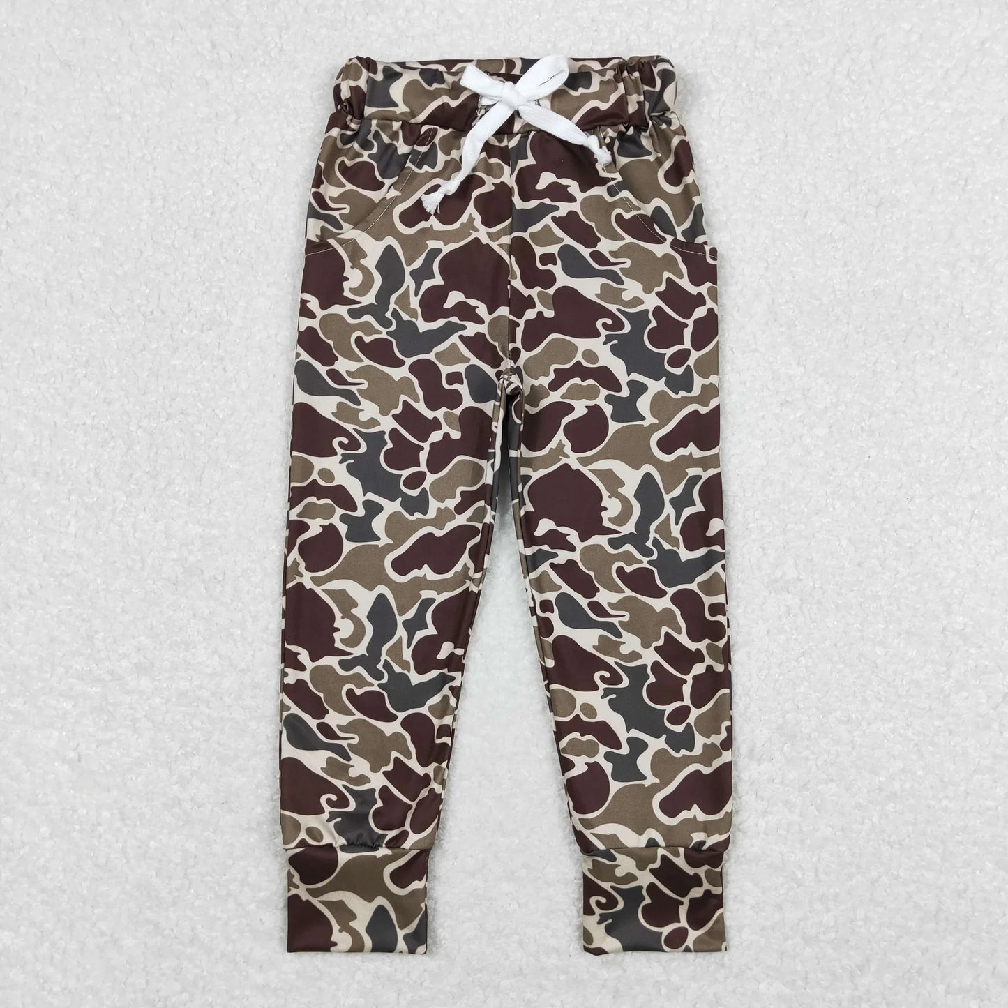 Baby Boy Toddler Pockets Camo Sibling Pants Bottom Clothes RTS