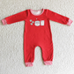 6 A18-12 Baby Girl Christmas Romper