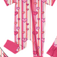 Baby Girl Valentine Hearts Stripes Sibling Romper Dress Clothes Set