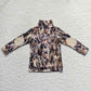 BT0333 Baby Boy Long Sleeves Dog Camo Zipper Hunting Pullover