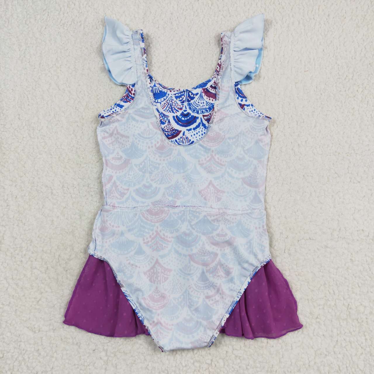 S0154 Baby Girl Mermaid One Piece Summer Swimsuit