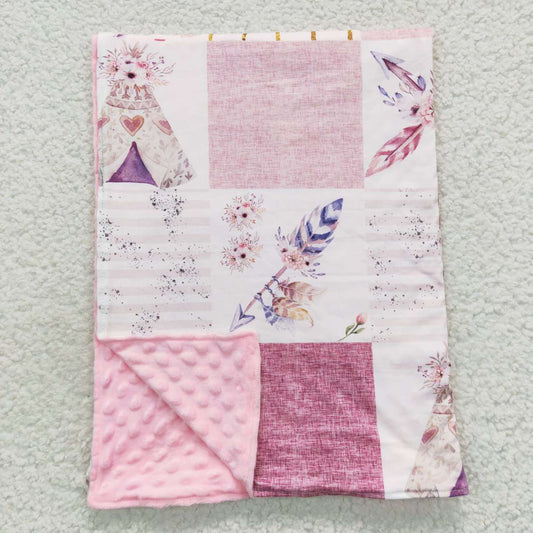 BL0066 Baby Girl Pink Blanket