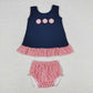 Baby Boy Girl Embroidery Baseball Tops Shorts Sibling Outfit Clothes Set RTS