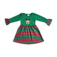 Baby Boy Girl Long Sleeves Embroidery Deer Sibling Christmas Romper Dress Set RTS