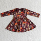 Promotion Thanksgiving Baby Girl turkey Pumpkin Fall Twirl Dress